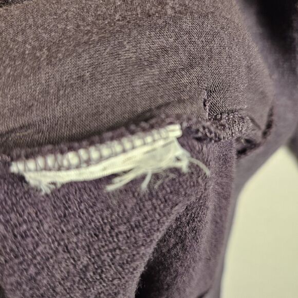 ATHLETA Balance Cinch Turtleneck Sweatshirt Crocus Violet Tunic Athleisure L - Picture 11 of 13